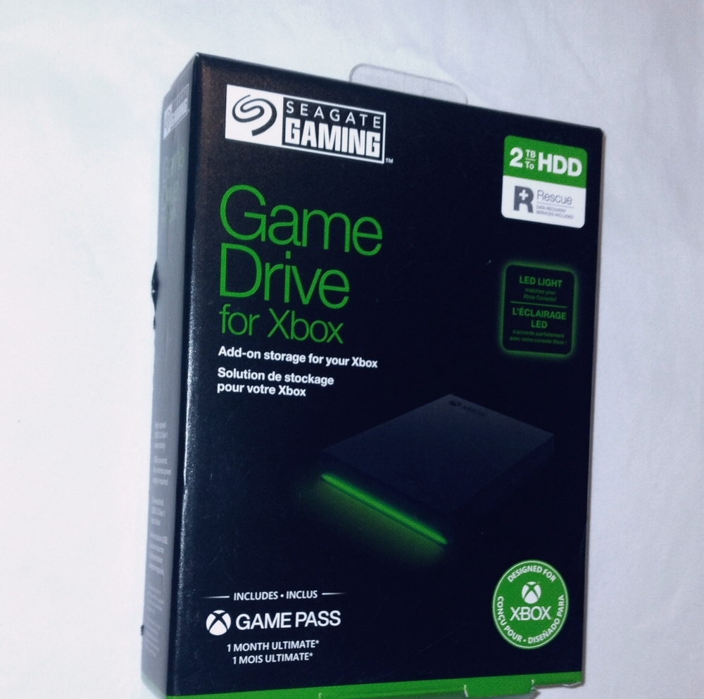 Xbox Seagate 2TB External Gaming Memory Drive